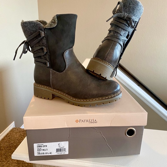NIB - Women’s Gray boots - Patrizia by Spring Step boots Dawna - Picture 5 of 10